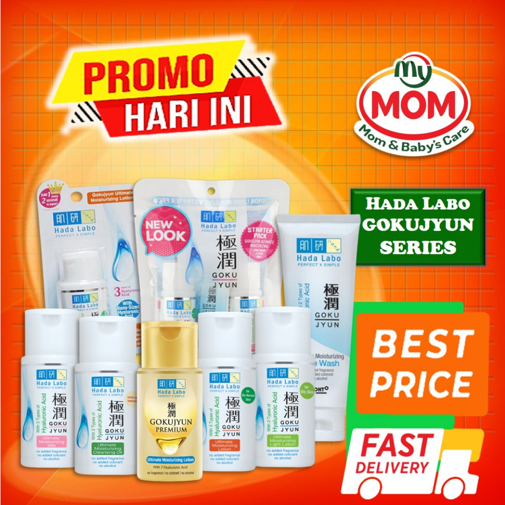 [BPOM] Hada Labo Gokujyun Starter Pack 20 gr / Hada Labo Stater Pack / Hadalabo / Hada Labo Gokujun Travel Size / MY MOM