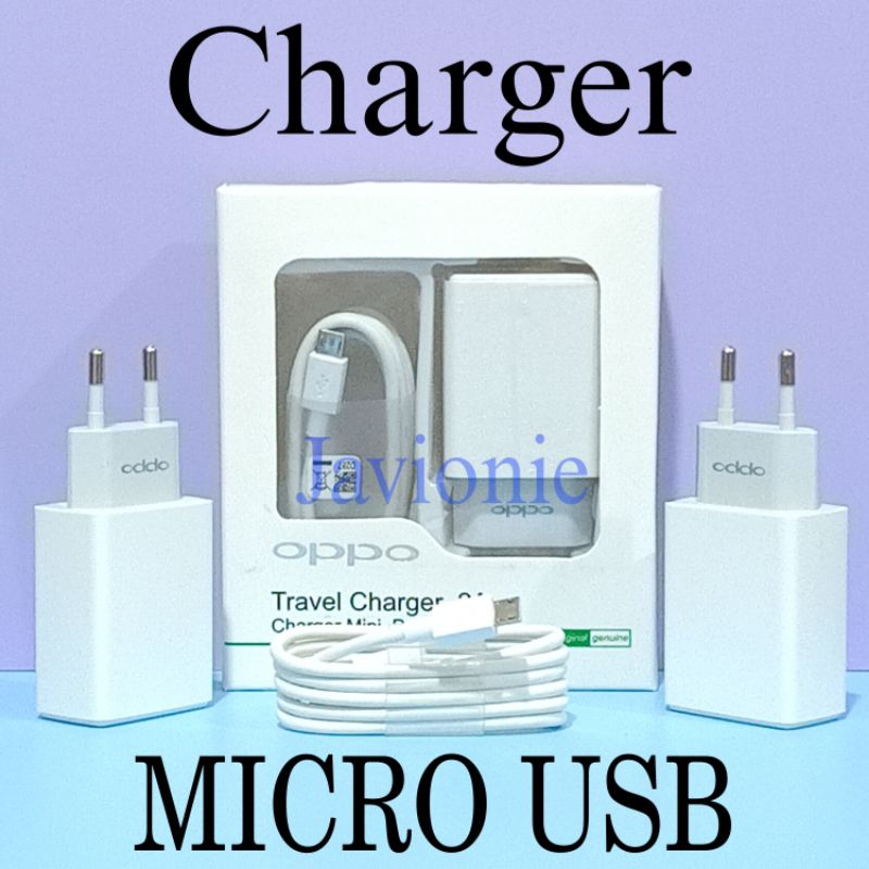 Charger OPPO A1k A11k A12 A15 A15s A16e A16k A17 A17k A31 A3s A5s A7 F5 F7 Youth ORI MICRO USB 2A 10W