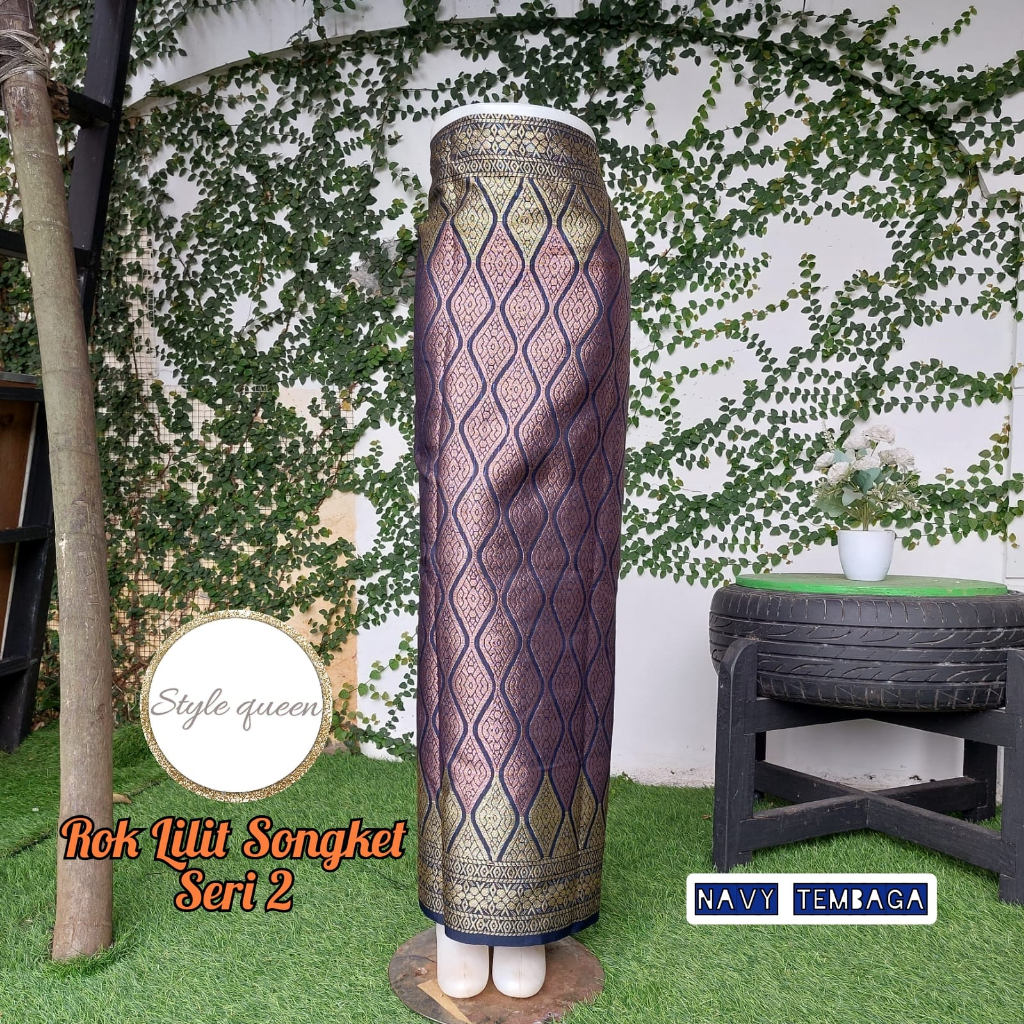 Style queen-ROK LILIT SONGKET PALEMBANG - Rok Lilit Songket Palembang Premium/ Rok Lilit Songket Palembang Asli