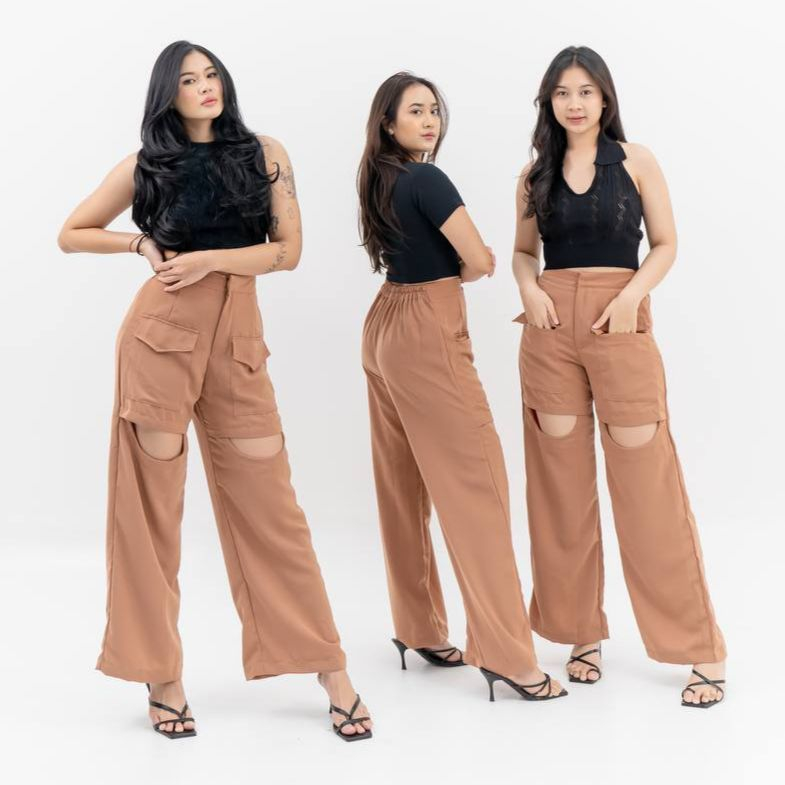 ALEXA PANT / Kulot Polyster