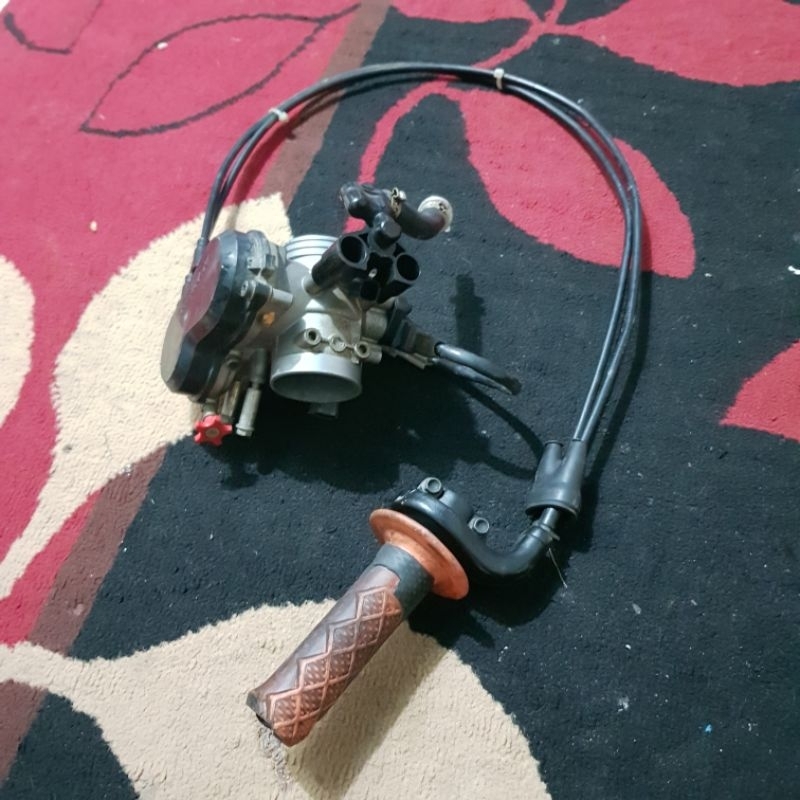 ktm250sxf 2015 injector throttle body carburator karburator karbu injeksi ori keihin 40 42 mm copota