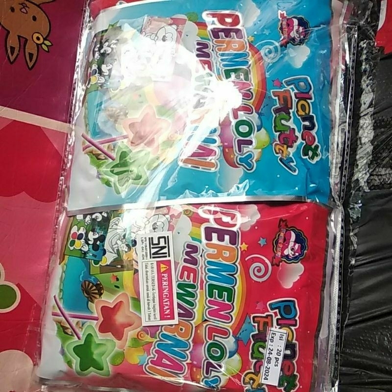 

permen Loly mewarnai 20 pcs