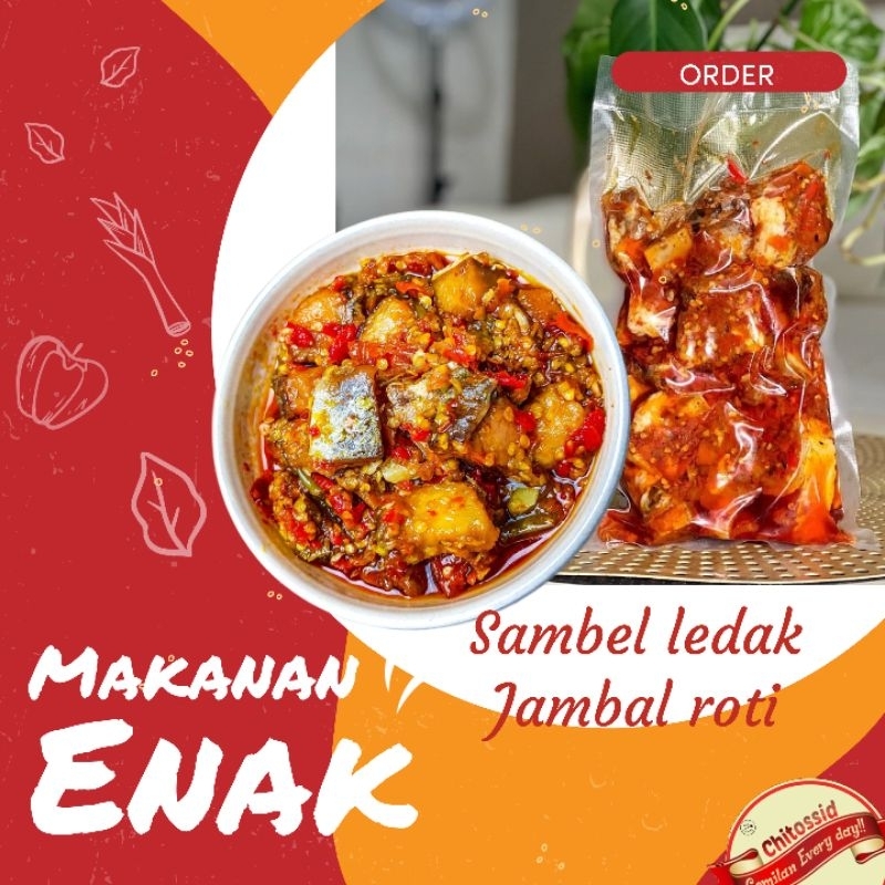 

Sambal ledak bawang Jambal Roti hot legendaris