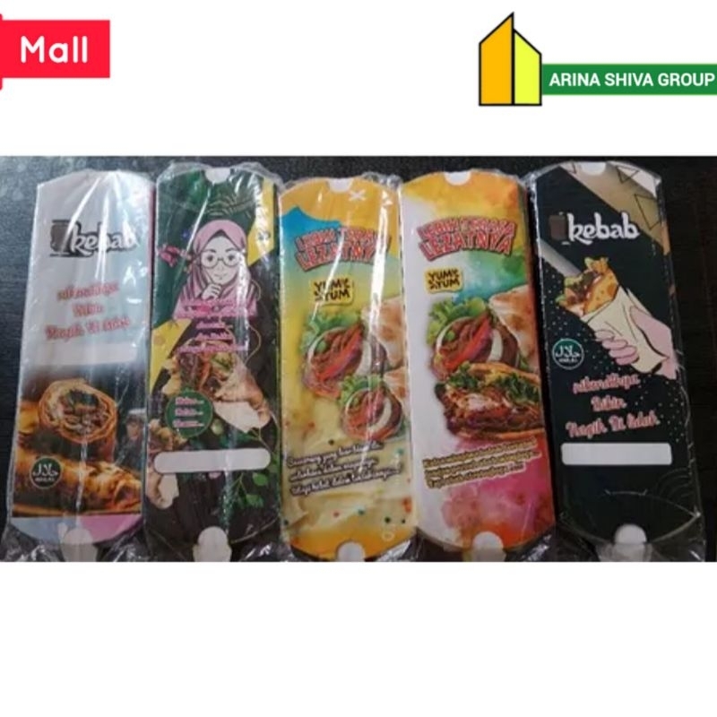 

100 LEMBAR KERTAS KEBAB TARIKAN UKURAN 24 × 9 CM HIGH QUALITY PAPER CRAFT TEBAL PRODUK TERBARU | KOTAK KEBAB KEKINIAN | DUS KEBAB VIRAL TIKTOK | KEMASAN KEBAB KEKINIAN | BOX KEBAB VIRAL | ARINA SHIVA GROUP 6025