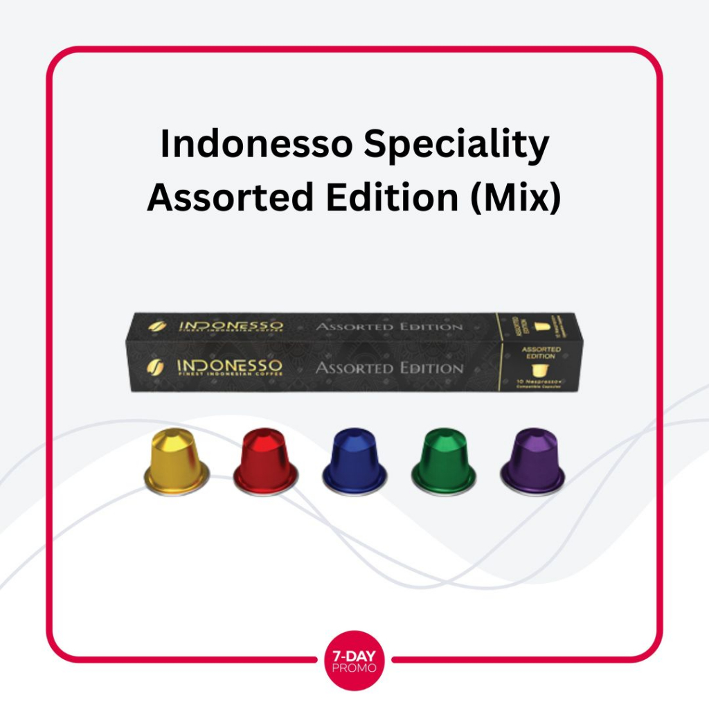 Indonesso Specialty Coffee Capsules Kopi Kapsul Assorted Adition Mixed