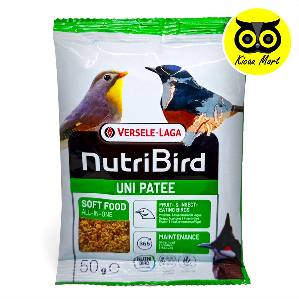 Nutribird Uni Patte Patee Versele Laga Insect Mix Pakan Burung Branjangan Lark Murai Pleci Finch Softfood Voer Pur Pemakan Buah Dan Serangga