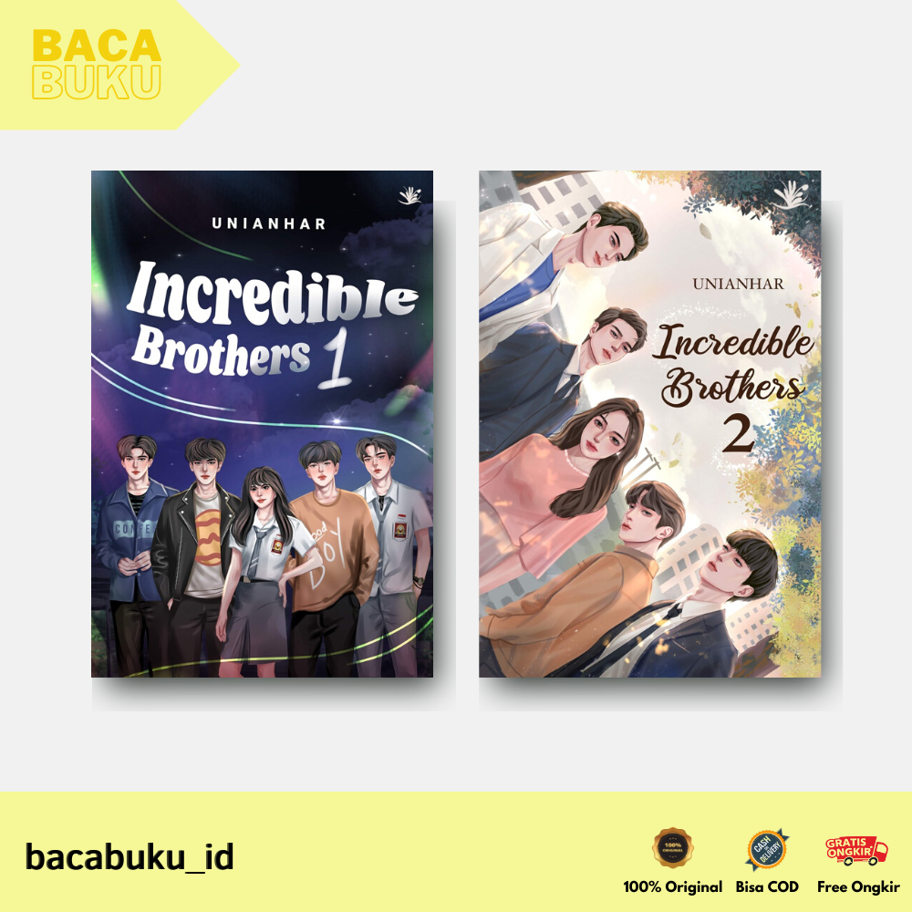 NB - NOVEL INCREDIBLE BROTHERS 1 & INCREDIBLE BROTHERS 2 BY UNIANHAR