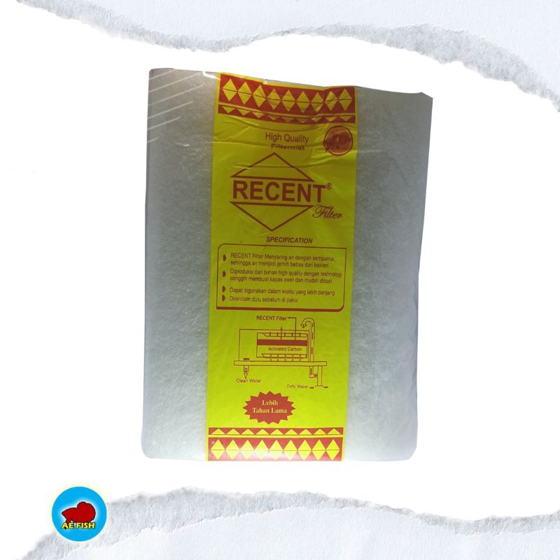 Busa tebal recent filter kolam ikan hias koi arwana kapas tebal recent