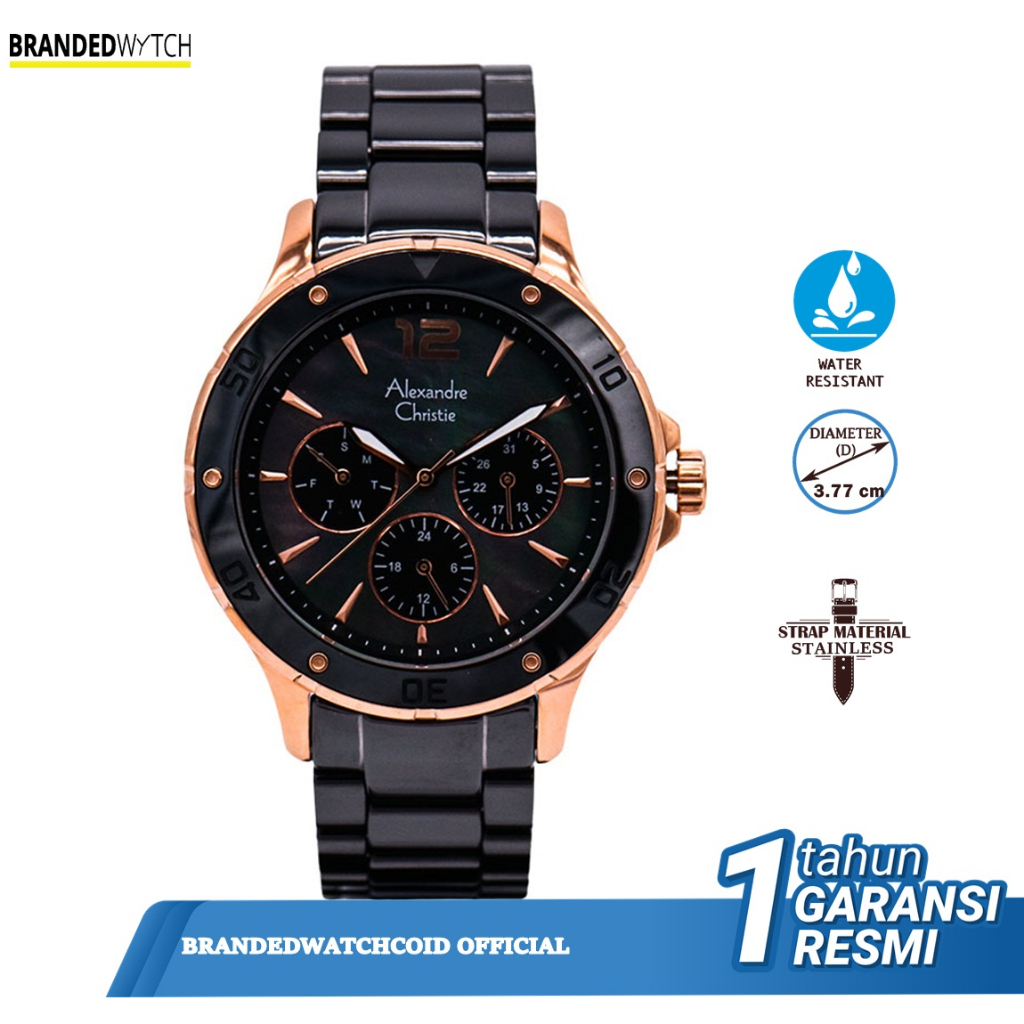 Alexandre Christie AC 2438 Jam Tangan Alexander Christie Wanita Original