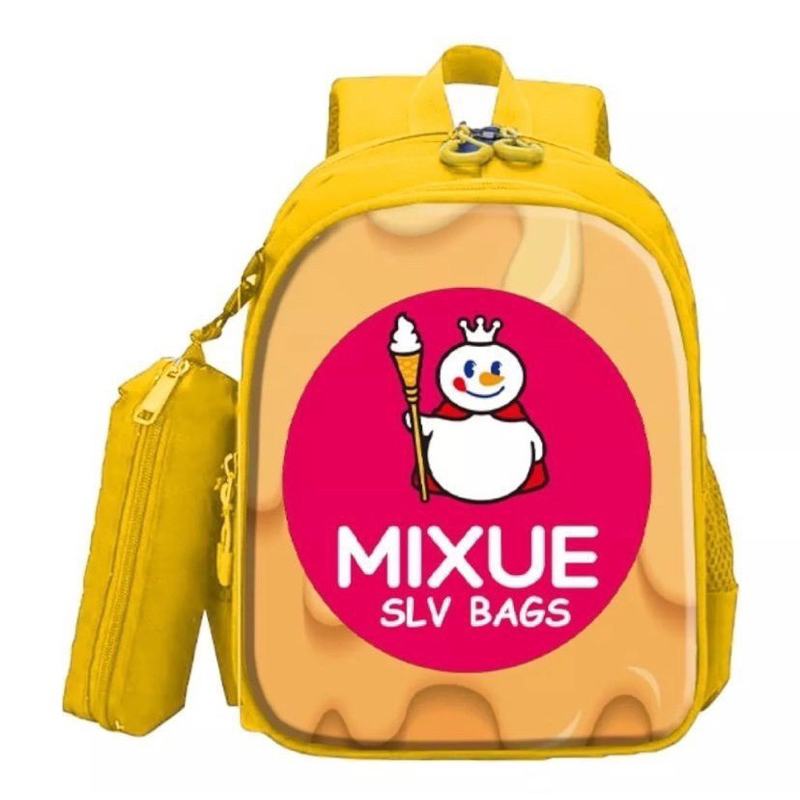 Tas ransel anak tas sekolah anak Mixue tas mixue anak 2in1 tas ransel anak 2in1 mixue bags tas anak perempuan