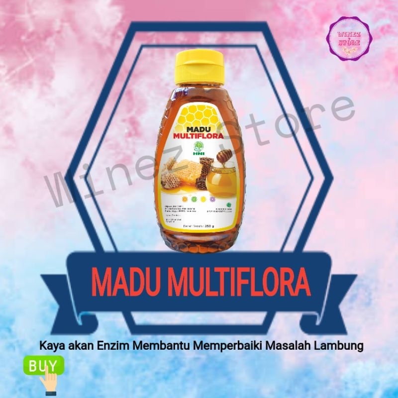 MADU MULTIFLORA MADU ASLI HNI HPAI untuk Mengatasi Masalah Lambung Obat Maagh Asam Lambung