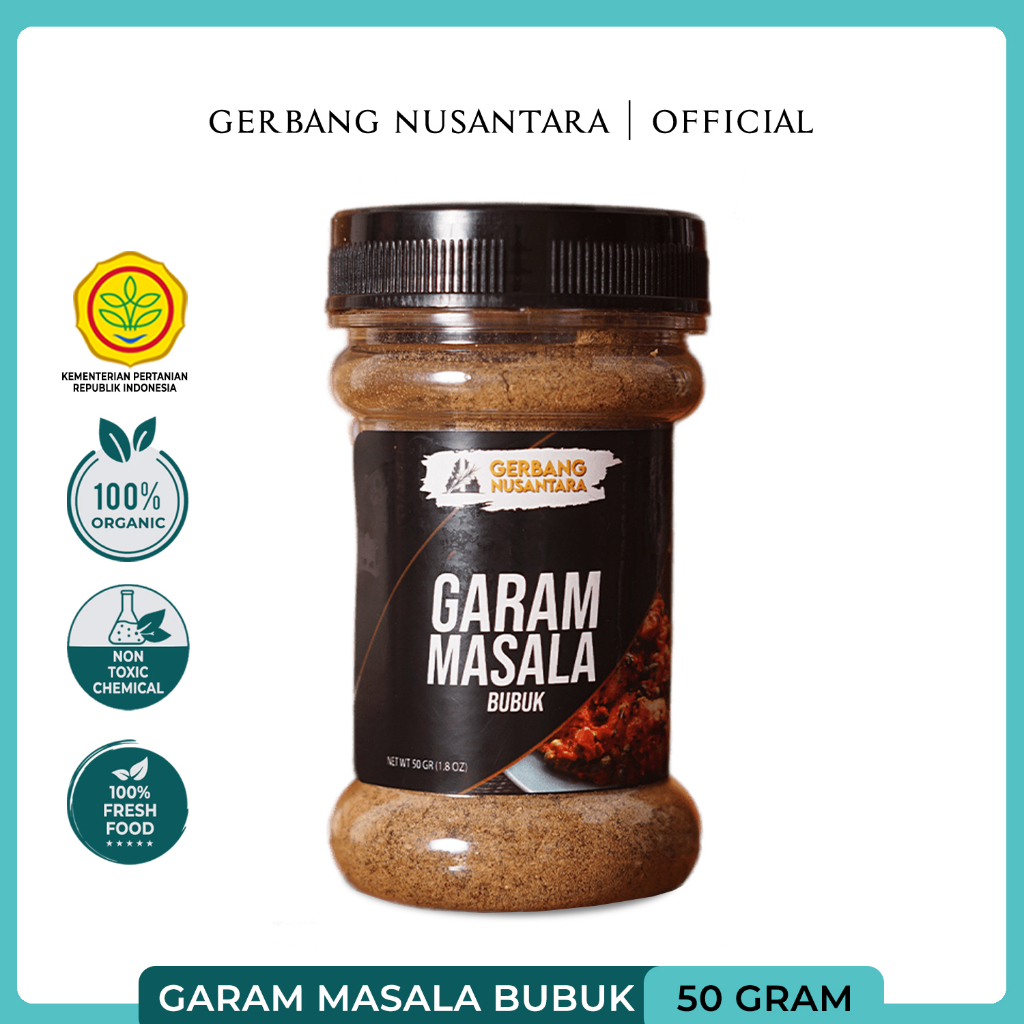 BUMBU DAPUR GARAM MASALA GERBANG NUSANTARA RASA REMPAH BUBUK 50 GRAM