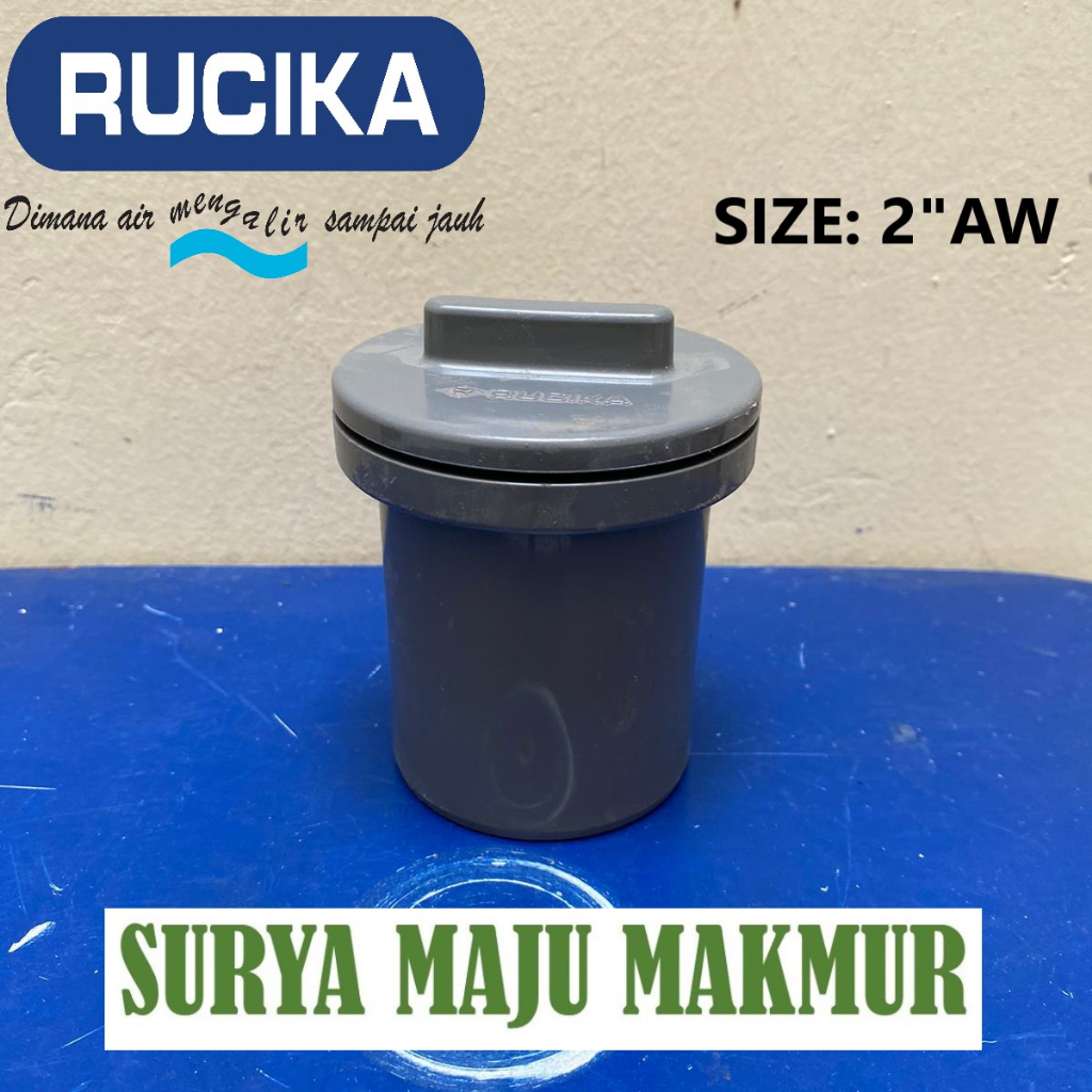 CLEAN OUT 2" INCH AW RUCIKA CO TUTUP DRAT PIPA SEPTIC TANK CAP DOP