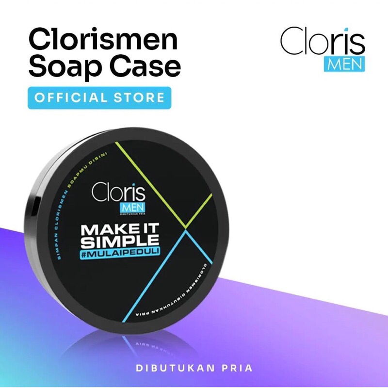 Clorismen Soapcase - Tempat Sabun Pemberish wajah Pria Clorismen