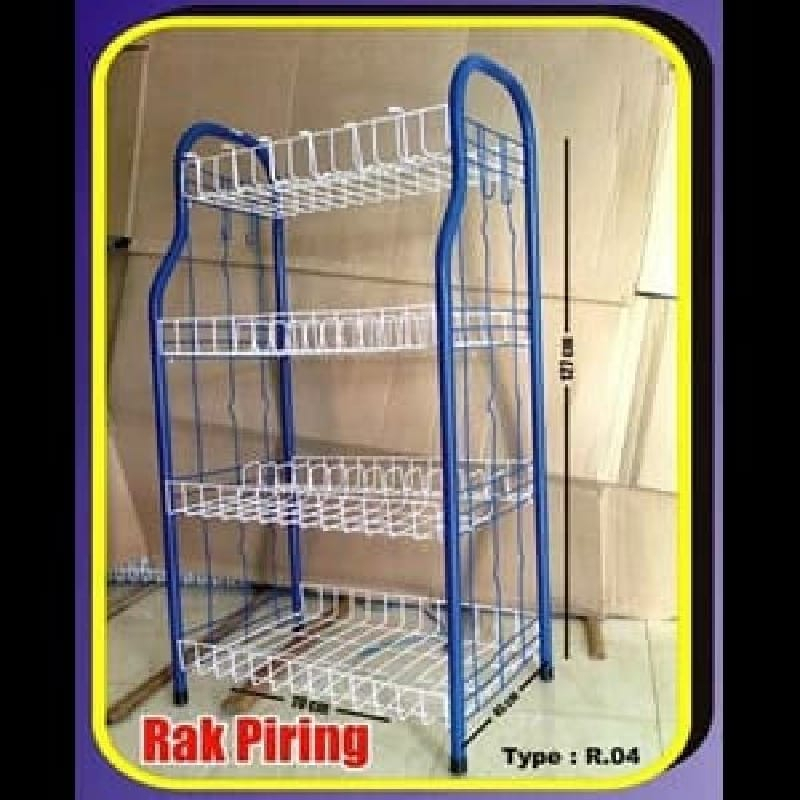 Rak piring susun 4 sanec tipe R 04 Neww