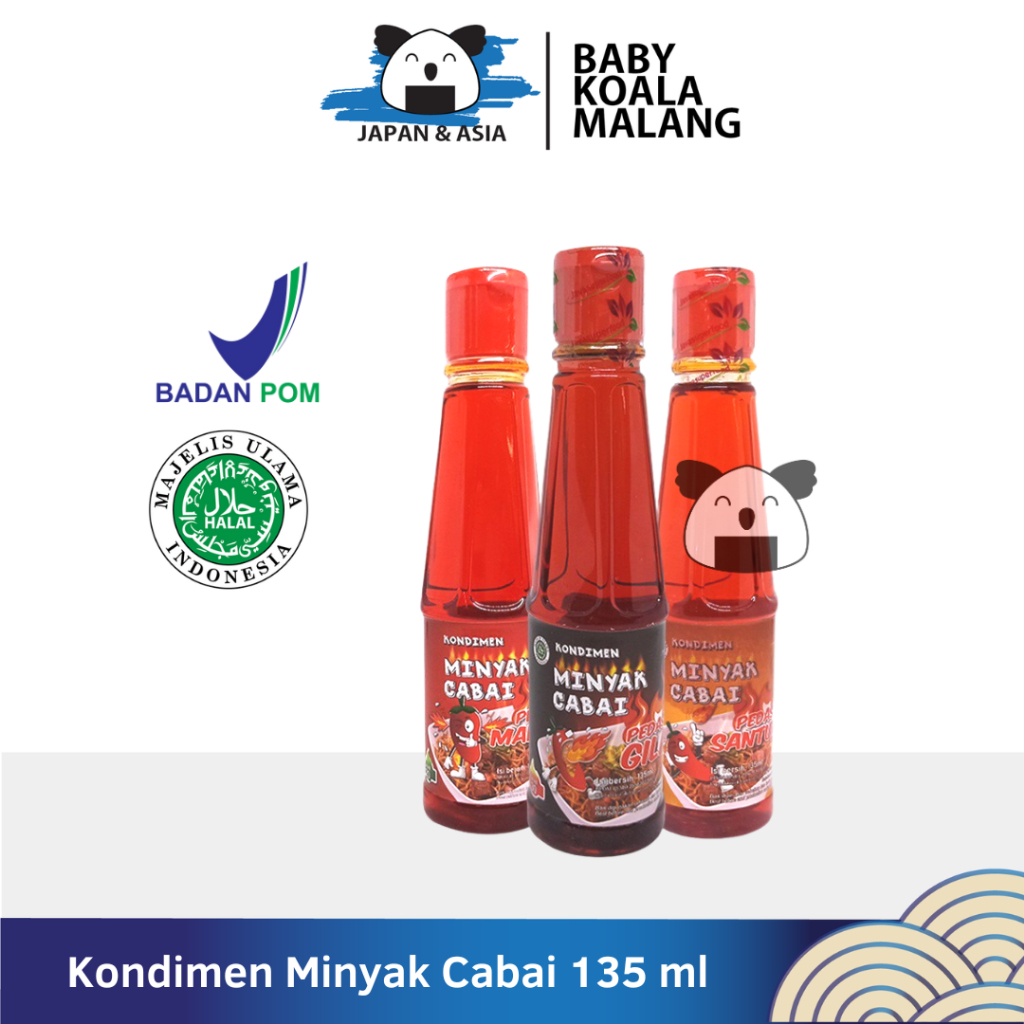 

KONDIMEN MINYAK CABAI SPICY 135 ml Halal | Santuy Mantul Gila,,,---