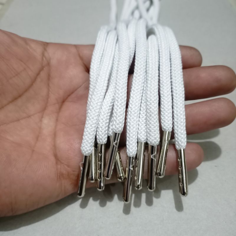 tali Hoodie bulat putih premium