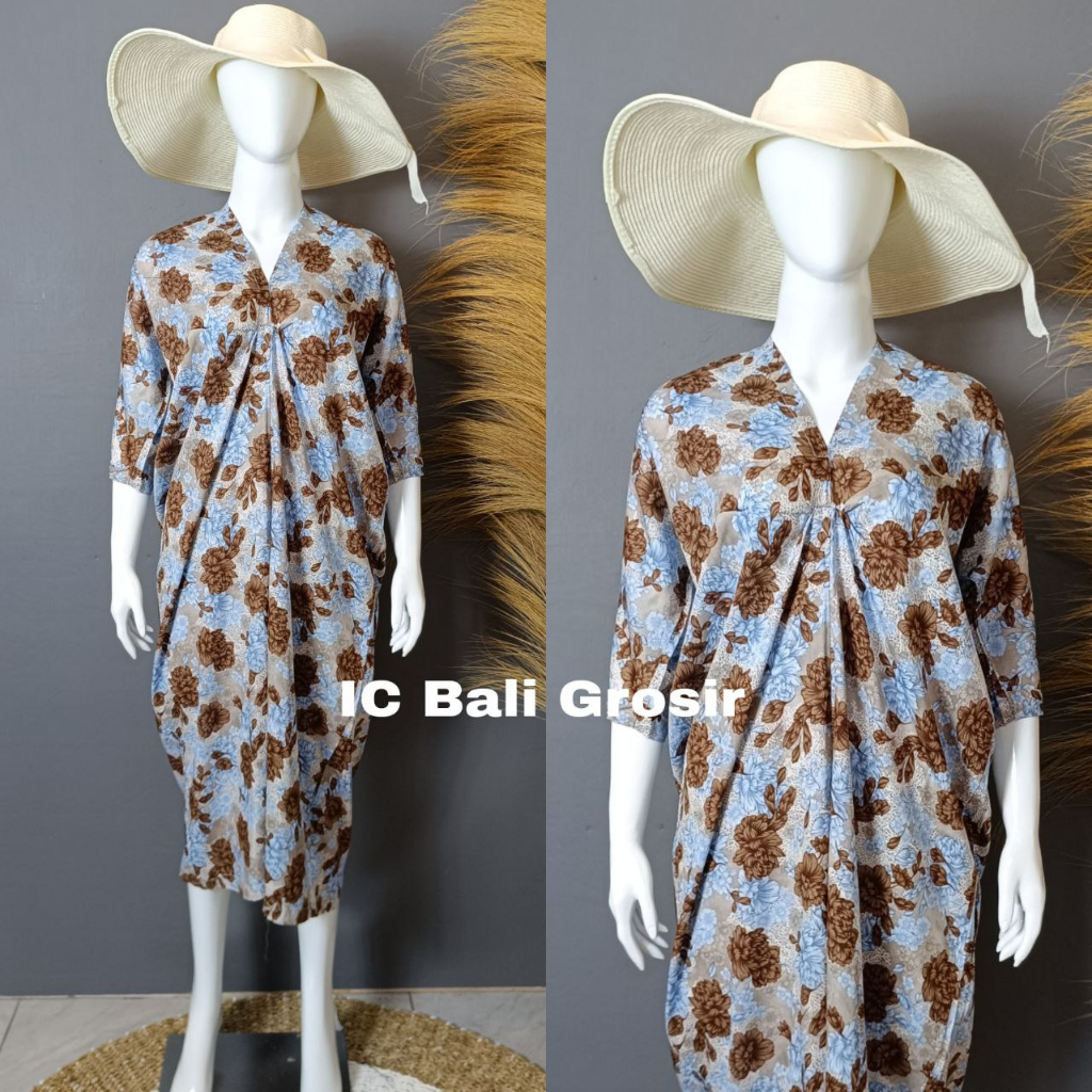 DRESS KAFTAN MOTIF MAWAR DKF001