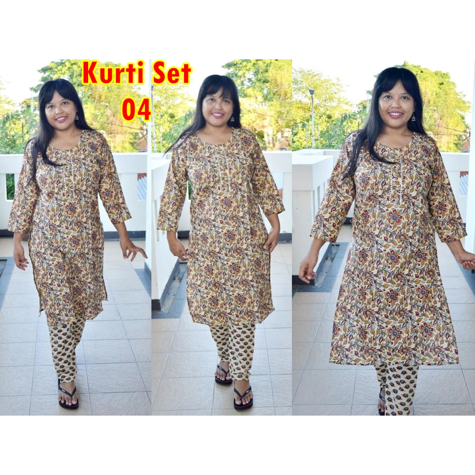 Kurti SET / Baju INDIA Perempuan DEWASA