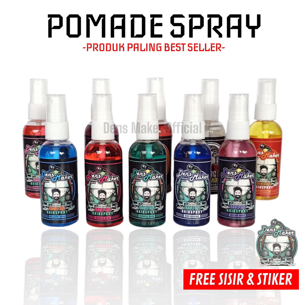 Pomade Cair / Pomade Liquid / Pomade Spray Den's Maker 60 ml