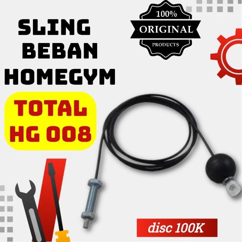 Tali Sling Beban Home Gym Total Fitnes Ireborn Berat TL 008 Metro