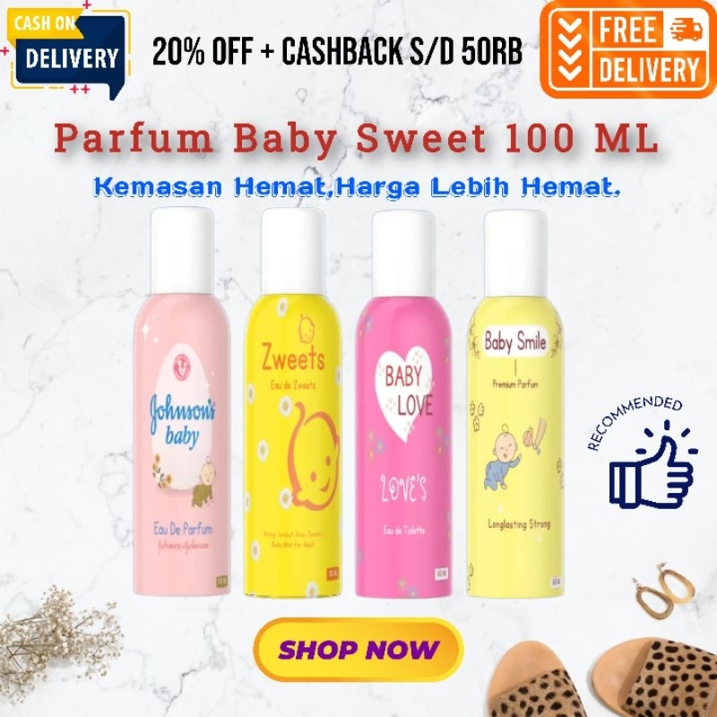 PARFUM WANITA SWEET BABY 100 ML PREMIUM / MINYAK WANGI WANITA / PARFUM WANITA MURAH