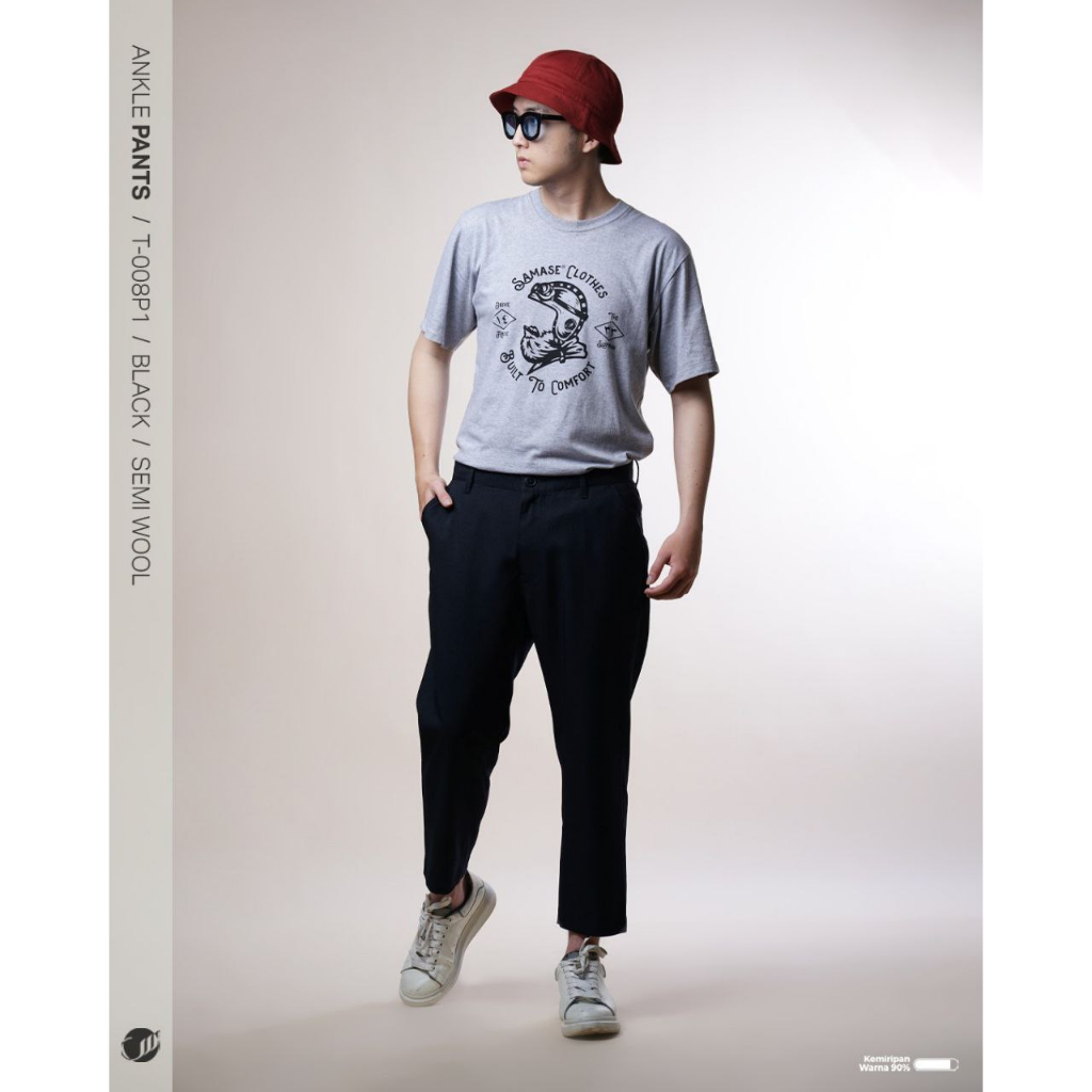 SAMASE Sirwal Ankle Pants T008P Celana Sirwal Pria Dewasa Panjang Samase Official Clotes Original