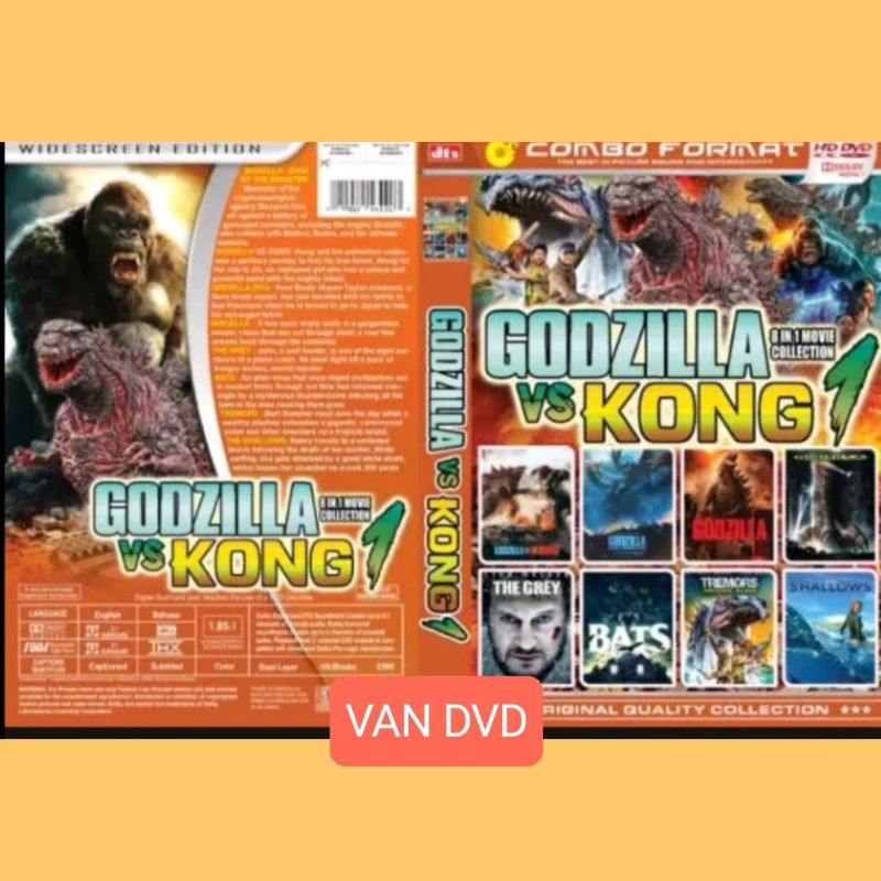 Kaset Koleksi Film Godzilla Kong 1