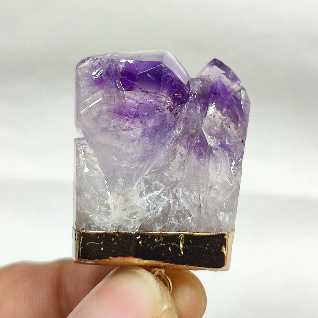BIG SALE BATU LIONTIN KECUBUNG AMETHYST ASLI NATURAL TOP QUALITY