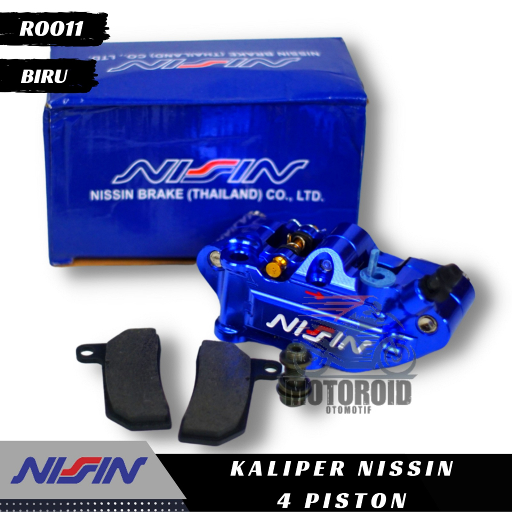 Kaliper 4Piston Model Pala Babi Nizsin Caliper 4 Piston Right Universal Monoblok CNC Kanan