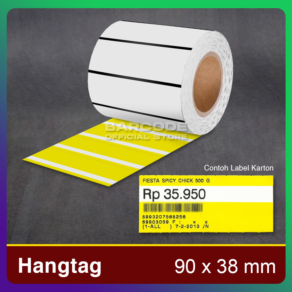 

Label Harga Rak Gondola 90x38 Stiker Hang Tag 90 x 38 mm 90x38mm