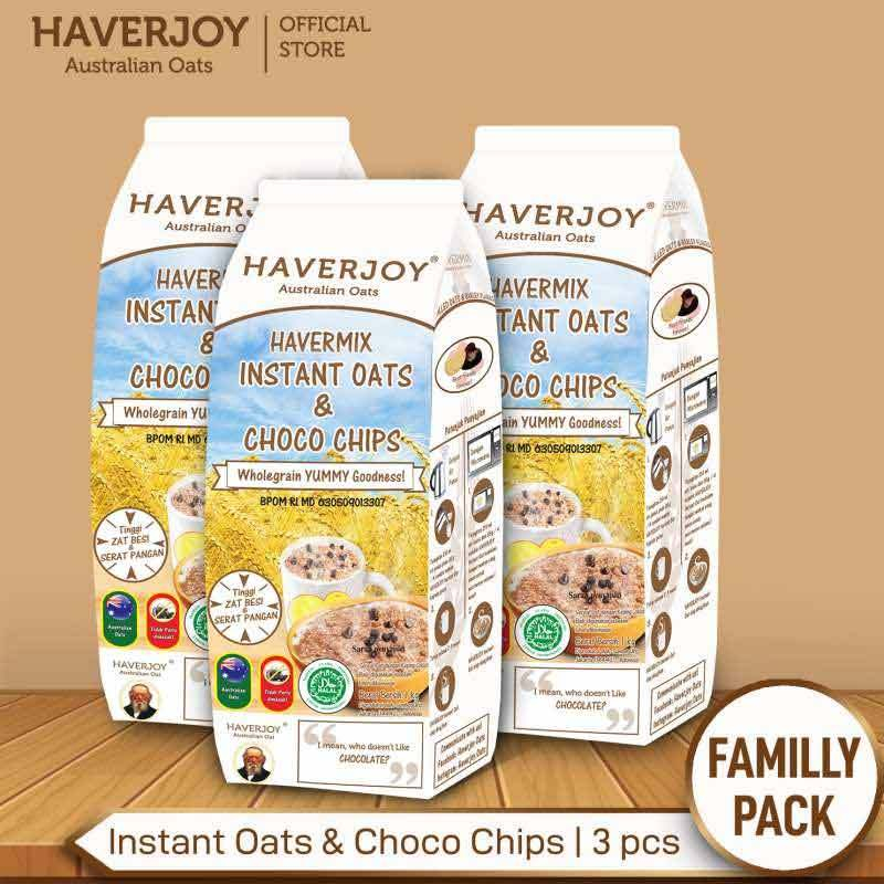 

Havermix Family Pack Instant Oats & Choco Chips 1kg - 3 Pcs