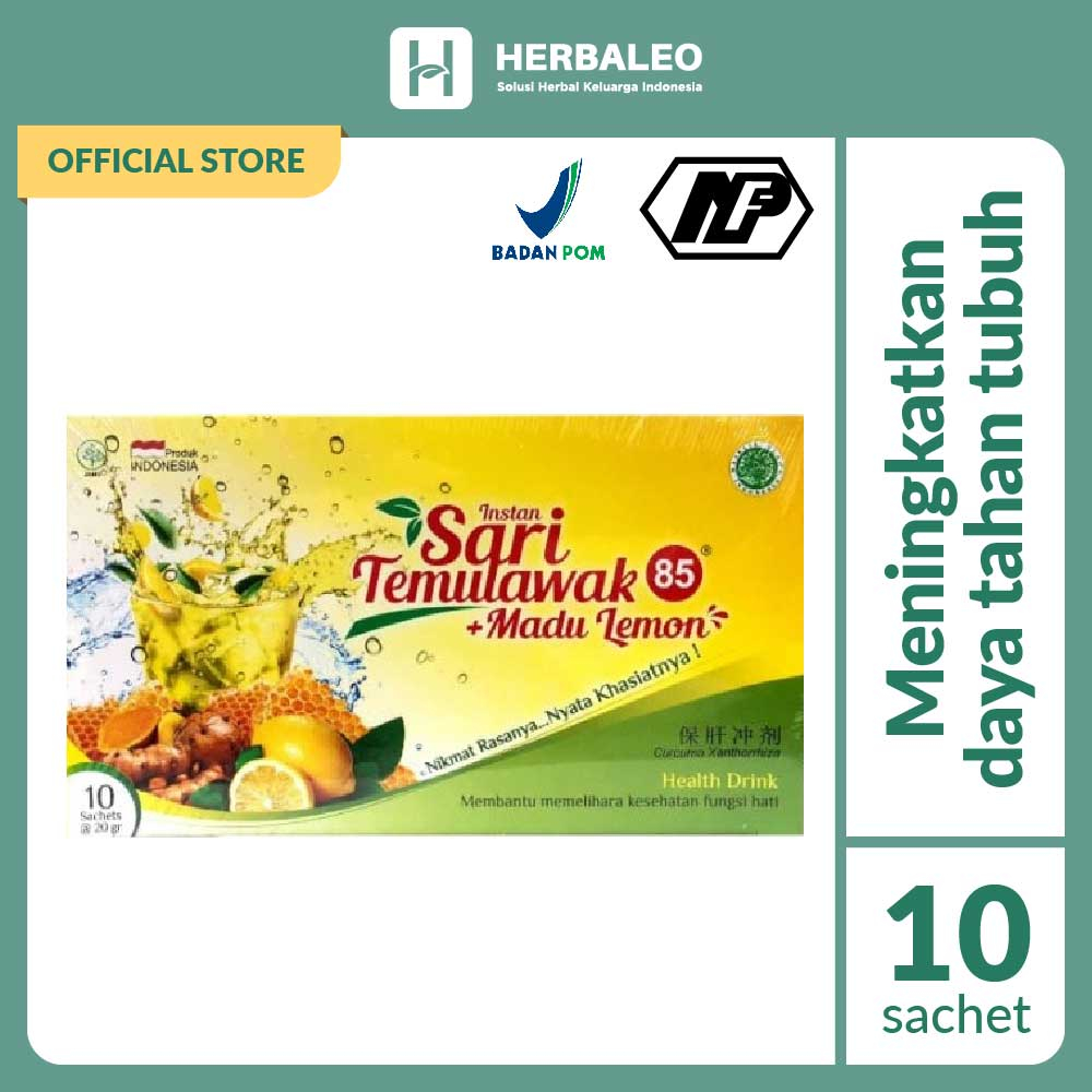 

Nan Feng - Sari Temulawak Madu Lemon Deli85 kemasan Kotak isi 10 sachet