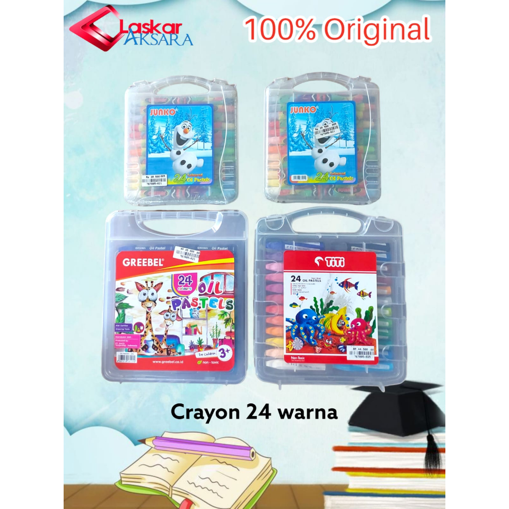 

Back To School Crayon 24 Warna Krayon Warna Non Toxic