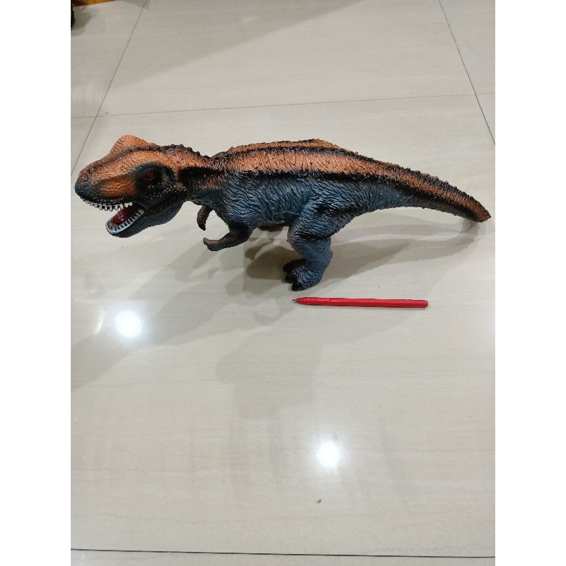 Mainan Dinosaurus bahan Karet suara dino