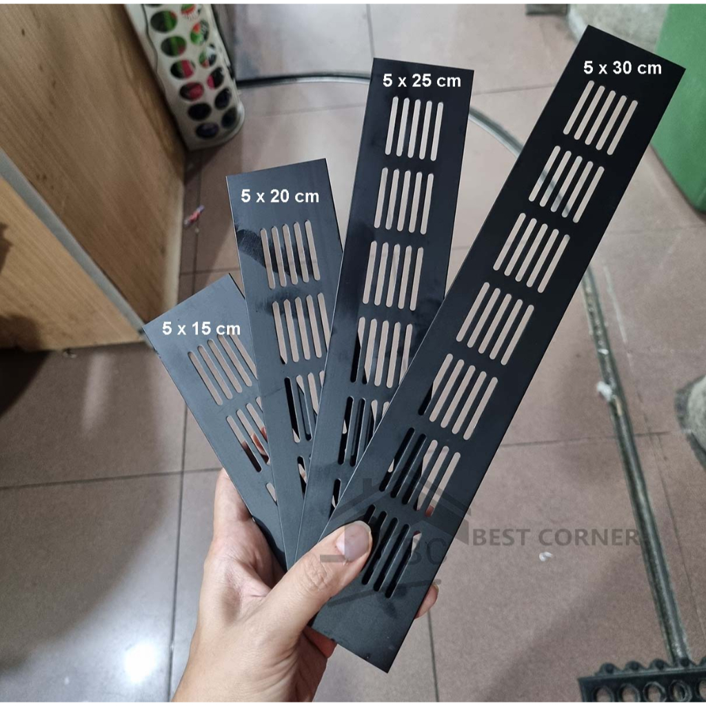Lubang Hawa Lebar 5 cm ALM / Saringan Udara / Lubang Angin Hitam