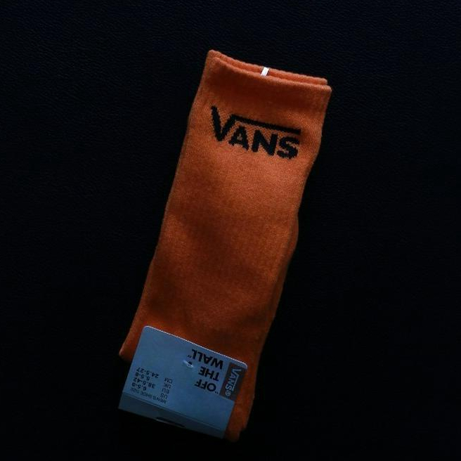 Endarfootwear - Vans Sock Orange Vans Logo