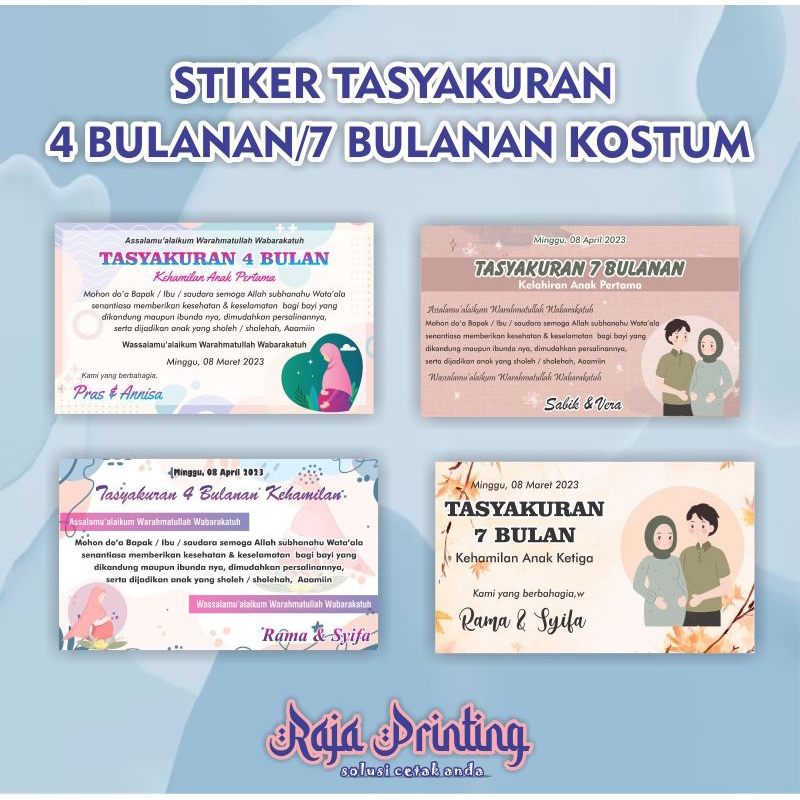 

CETAK STIKER TASYAKURAN KEHAMILAN HIJAB