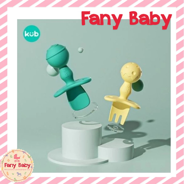 KUB SILICONE FORK &amp; SPOON 6M+