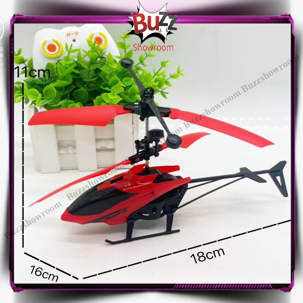 RC Helicopter Remote Control Intelligent Mainan Anak Remot Kontrol 17cm