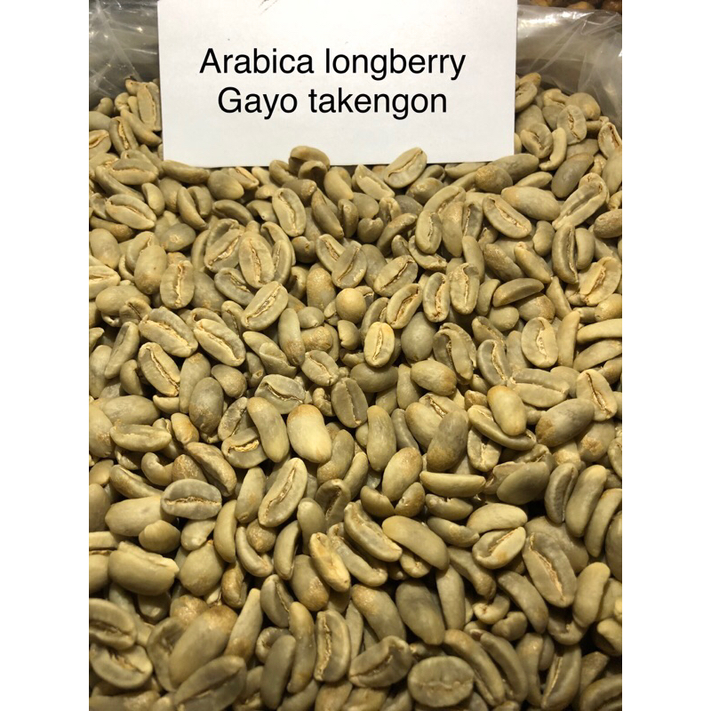 

green bean kopi arabika longberry gayo