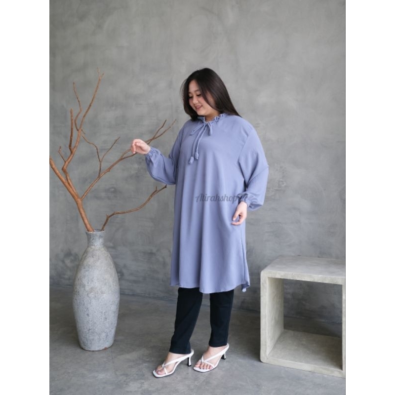 baju atasan jumbo wanita blouse kerly bigsize