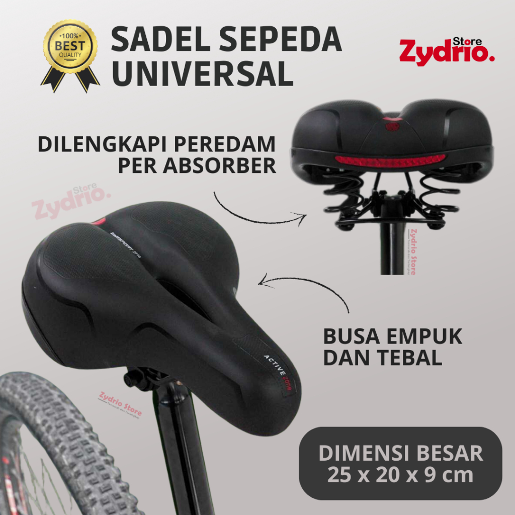 Sadel Sepeda Lipat / Sadel Sepeda MTB / Sadel Sepeda Empuk / Saddle Sepeda Jok Sepeda Gunung