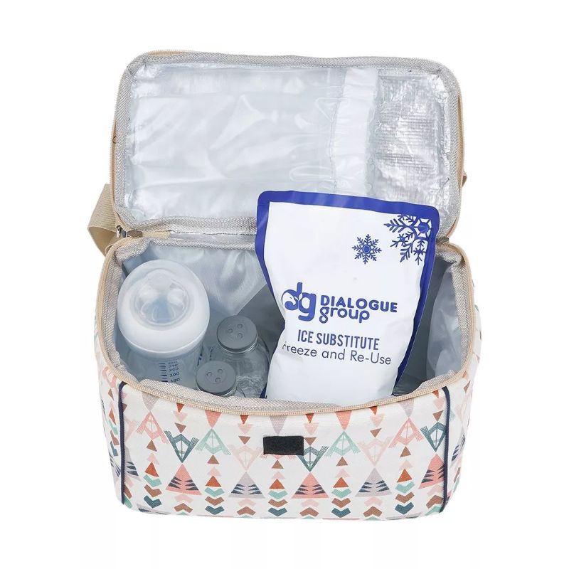 DGC1003 Dialogue Cooler Bag Double Container Print Motif