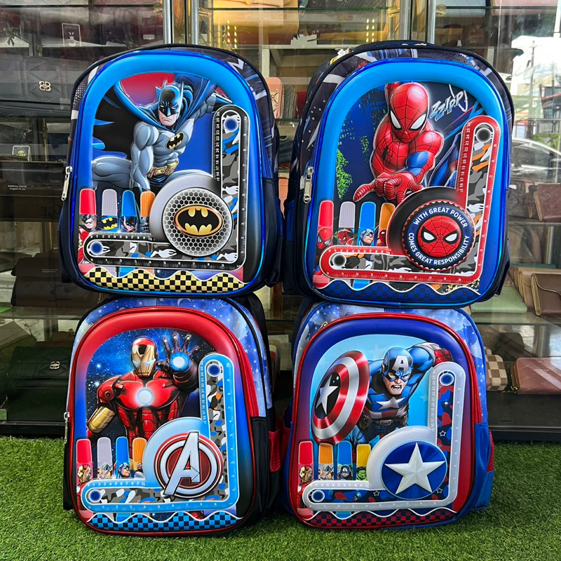 Ransel anak tk / tanggung cowok ransel sekolah tk tanggung ransel anak cowok motif 4B177B-7 dan motif 803 dan motif 9912