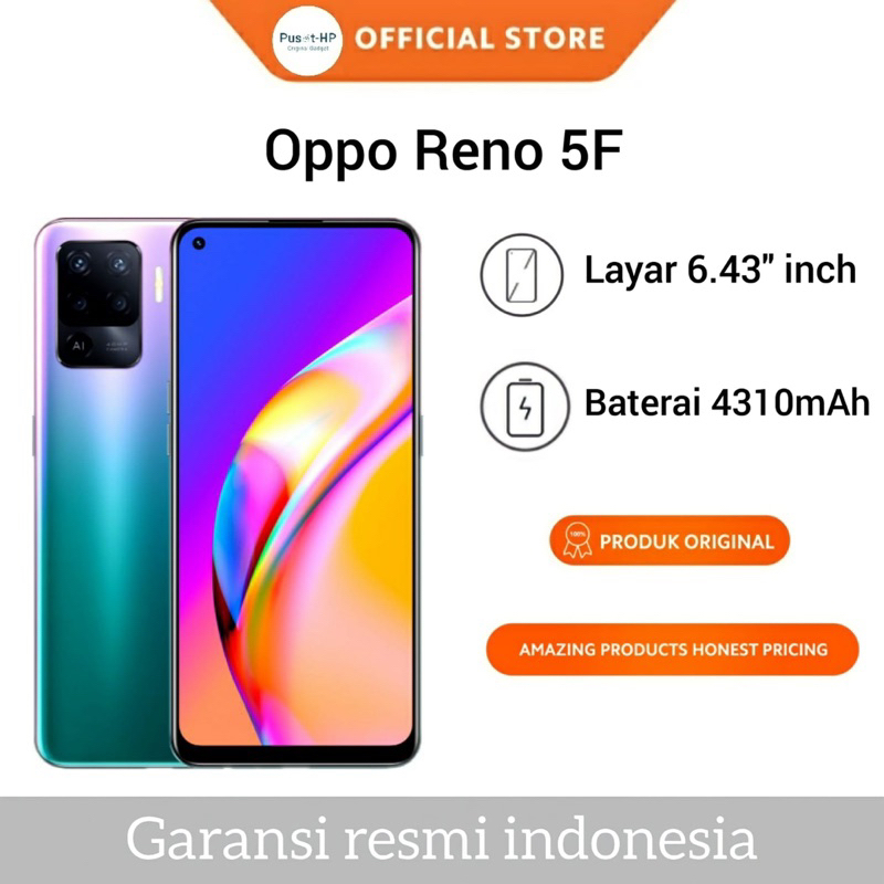 Oppo Reno 5F 8/128GB Garansi Resmi