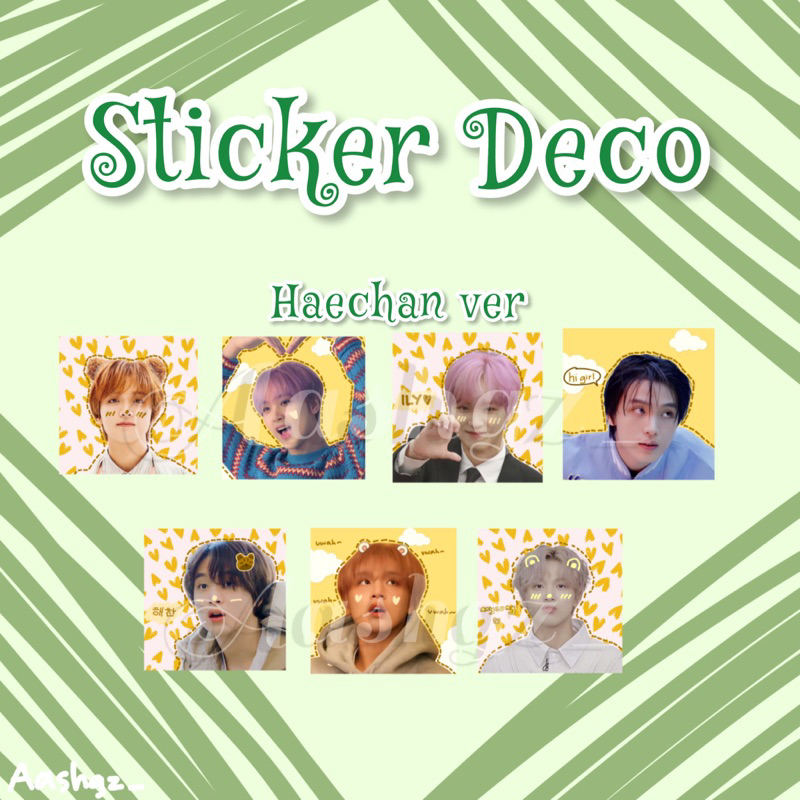sticker deco ala sellkor Haechan version || sticker lucu cute aesthetic kpop sticker sellkor nct dre