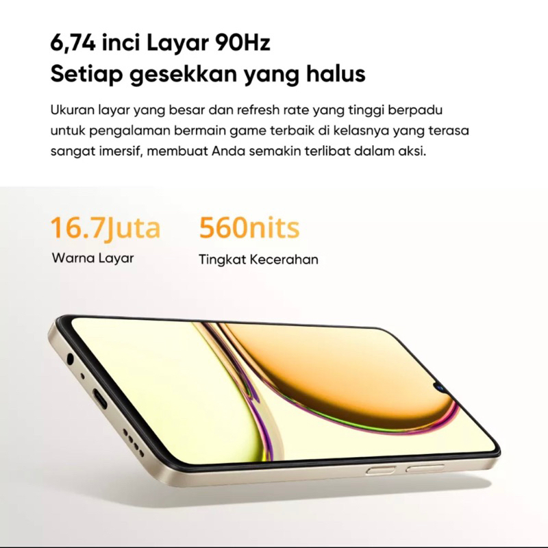 Realme c53 NFC Ram 6/128GB Garansi Resmi