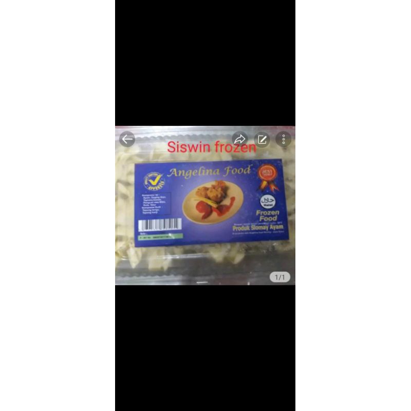 

siomay Angelina isi 15