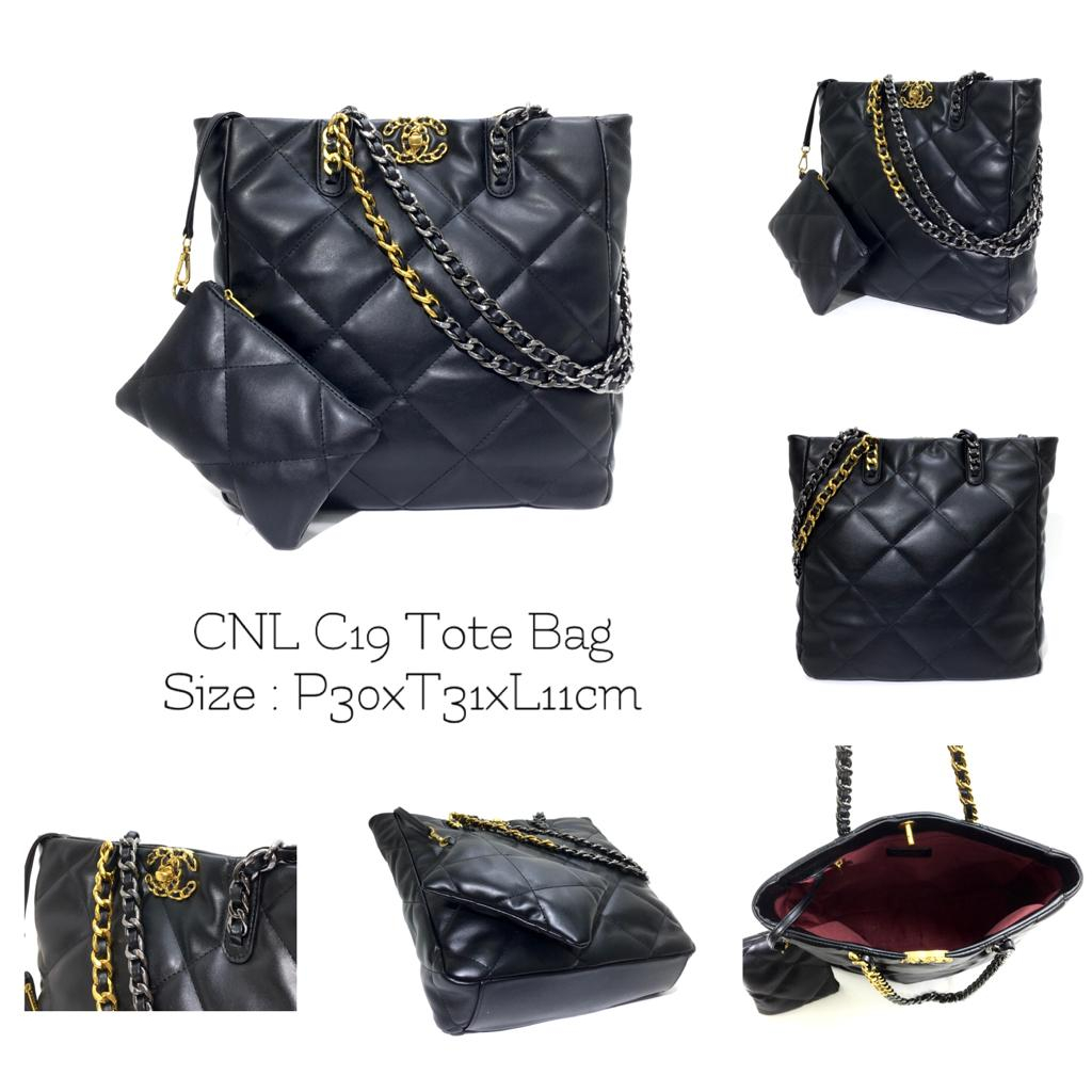 Tote Bag Hitam C19